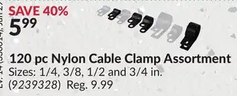 Princess Auto 120 pc Nylon Cable Clamp Assortment offer