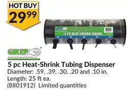 Princess Auto 5 pc Heat-Shrink Tubing Dispenser offer