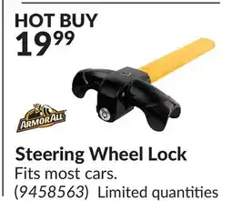 Princess Auto Steering Wheel Lock offer