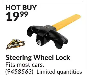 Princess Auto Steering Wheel Lock offer