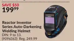 Princess Auto Reactor Inventor Series Auto-Darkening Welding Helmet offer