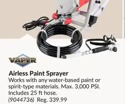 Princess Auto Airless Paint Sprayer offer