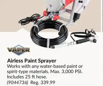 Princess Auto Airless Paint Sprayer offer