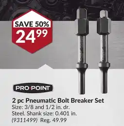 Princess Auto 2 pc Pneumatic Bolt Breaker Set offer