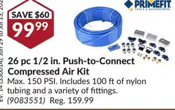 Princess Auto 26 pc 1/2 in. Push-to-Connect Compressed Air Kit offer