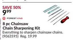 Princess Auto 8 pc Chainsaw Chain Sharpening Kit offer