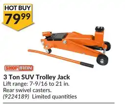 Princess Auto 3 Ton SUV Trolley Jack offer