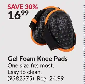 Princess Auto Gel Foam Knee Pads offer