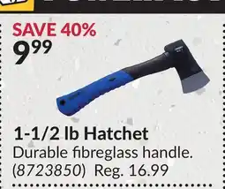Princess Auto 1-1/2 lb Hatchet offer