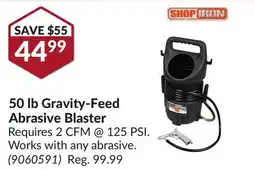 Princess Auto 50 lb Gravity-Feed Abrasive Blaster offer