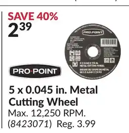 Princess Auto 5 x 0.045 in. Metal Cutting Wheel offer