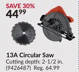 Princess Auto 13A Circular Saw offer
