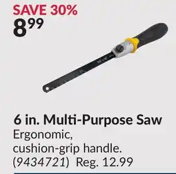 Princess Auto 6 in. Multi-Purpose Saw offer