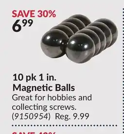 Princess Auto 10 pk 1 in. Magnetic Balls offer