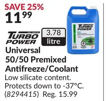 Princess Auto Universal 50/50 Premixed Antifreeze/Coolant offer