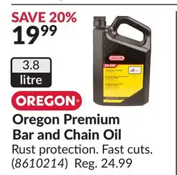 Princess Auto Oregon Premium Bar and Chain Oil offer