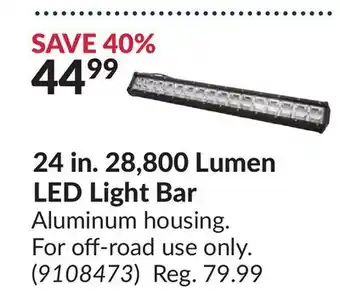 Princess Auto 24 in. 28,800 Lumen LED Light Bar offer
