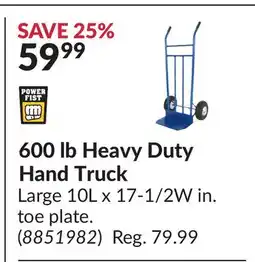 Princess Auto 600 lb Heavy Duty Hand Truck offer