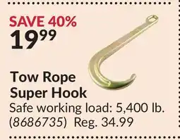 Princess Auto Tow Rope Super Hook offer