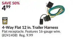 Princess Auto 4-Way Flat 12 in. Trailer Harness offer