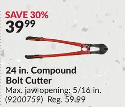 Princess Auto 24 in. Compound Bolt Cutter offer