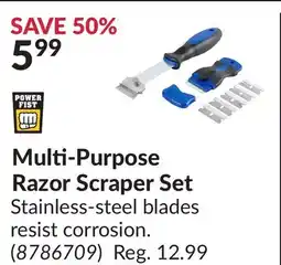 Princess Auto Multi-Purpose Razor Scraper Set offer