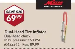 Princess Auto Dual-Head Tire Inflator offer