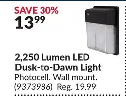 Princess Auto 2,250 Lumen LED Dusk-to-Dawn Light offer