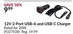 Princess Auto 12V 2-Port USB-A and USB-C Charger offer