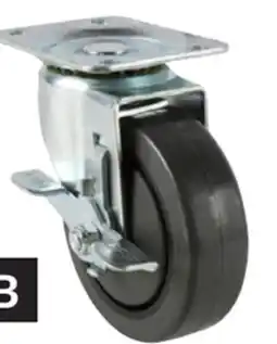 Princess Auto 4 in. Precision-Bearing Swivel Casters With Brake offer