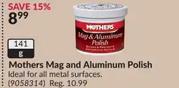 Princess Auto Mothers Mag and Aluminum Polish offer