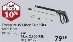 Princess Auto Pressure Washer Gun Kits offer