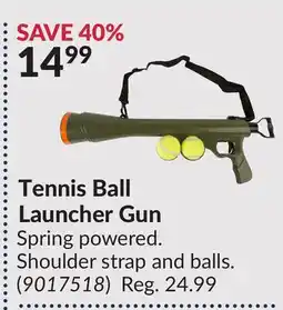 Princess Auto Tennis Ball Launcher Gun offer