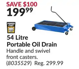 Princess Auto 54 Litre Portable Oil Drain offer
