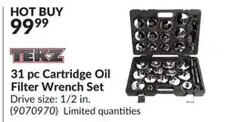 Princess Auto 31 pc Cartridge Oil Filter Wrench Set offer