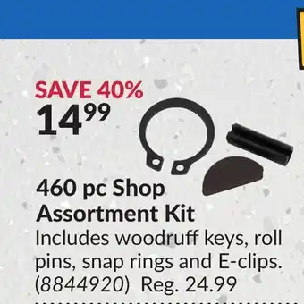 Princess Auto 460 pc Shop Assortment Kit offer