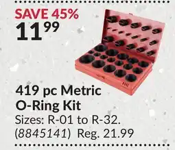 Princess Auto 419 pc Metric O-Ring Kit offer