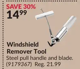 Princess Auto Windshield Remover Tool offer