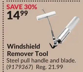 Princess Auto Windshield Remover Tool offer