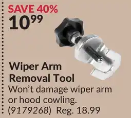 Princess Auto Wiper Arm Removal Tool offer
