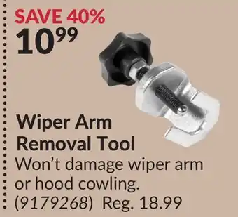 Princess Auto Wiper Arm Removal Tool offer