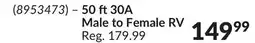 Princess Auto 50 ft30A Male to Female RV offer