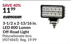 Princess Auto 3-1/2 x 2-13/16 in. LED 800 Lumen Off-Road Light offer