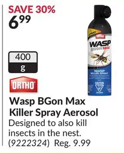 Princess Auto Wasp BGon Max Killer Spray Aerosol offer