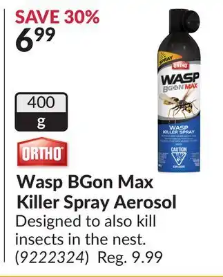 Princess Auto Wasp BGon Max Killer Spray Aerosol offer