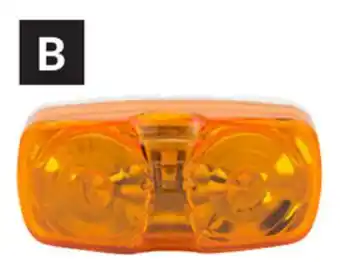 Princess Auto Amber 4 x 2 in. Double Bullseye Clearance/Marker Lights offer