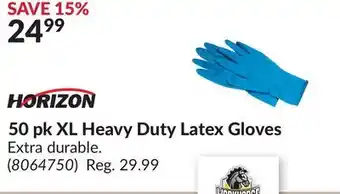 Princess Auto 50 pk XL Heavy Duty Latex Gloves offer