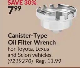 Princess Auto Canister-Type Oil Filter Wrench offer