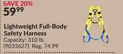 Princess Auto Lightweight Full-Body Safety Harness offer