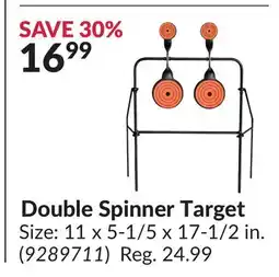 Princess Auto Double Spinner Target offer